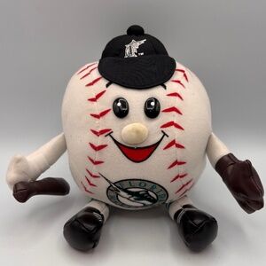 VTG Florida Marlins Retro Logo MLB Baseball 7" Character Plush Good Stuff
